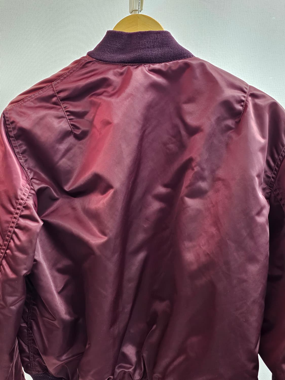 MA-1 빈티지 자켓 와인컬러 상품이미지2