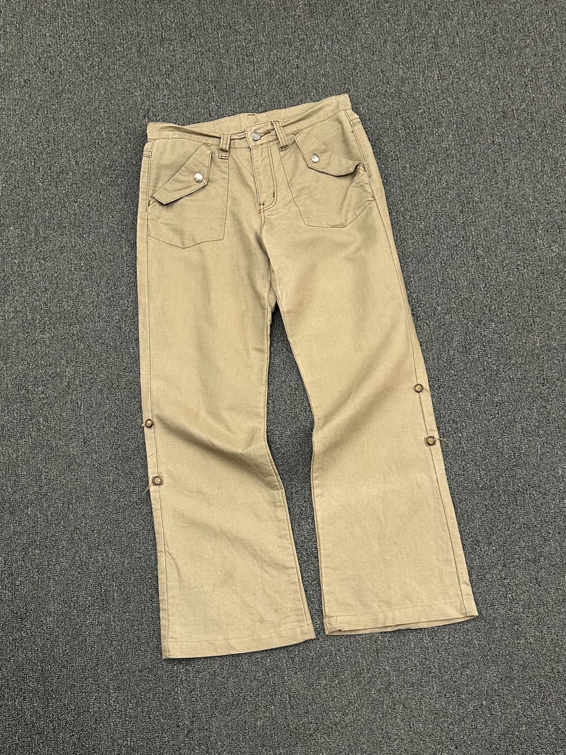 M)랭글러 빈티지 여성 베이지 카고팬츠 상품이미지1