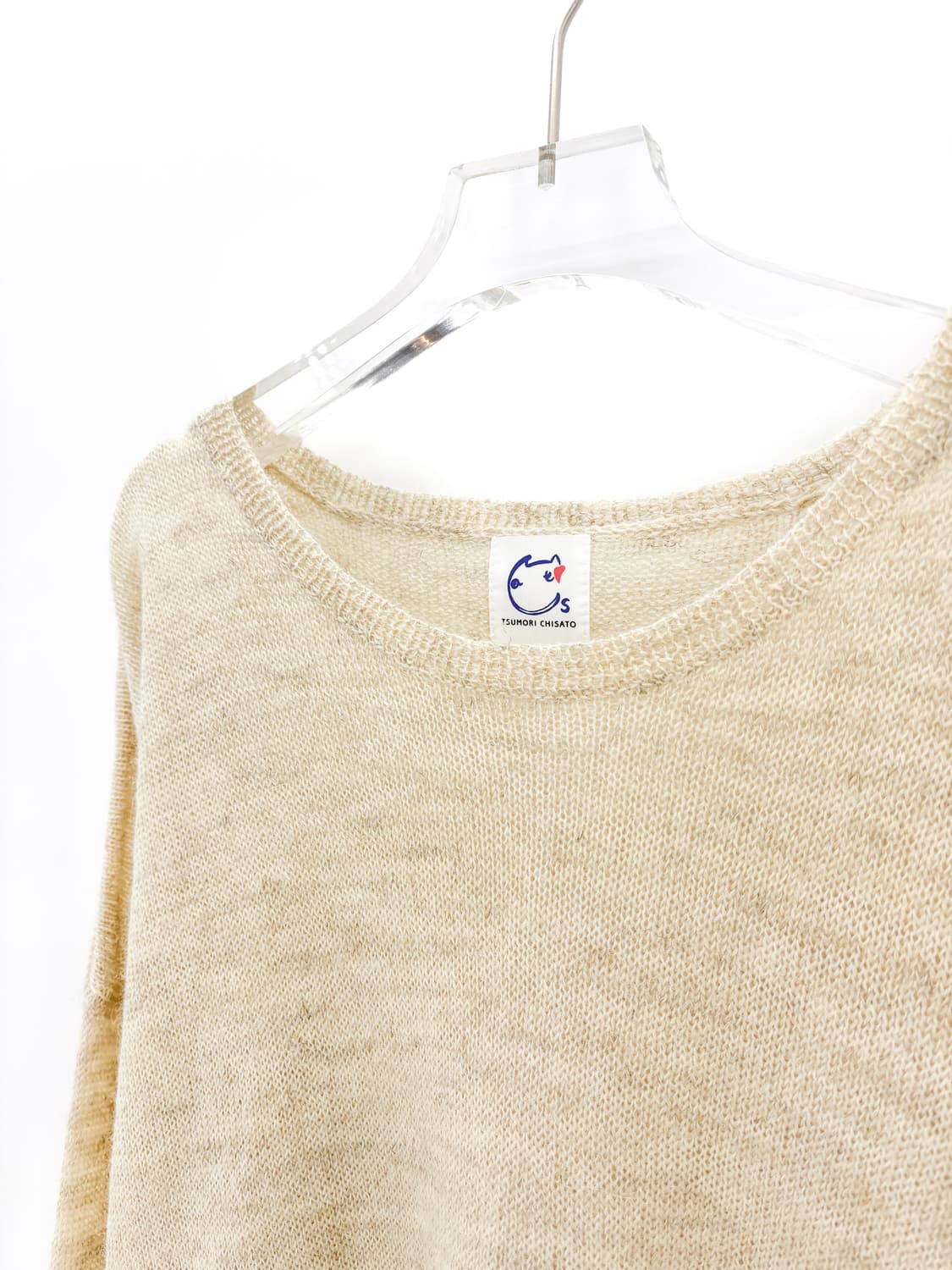 츠모리치사토 고양이 포켓 니트  상품이미지6