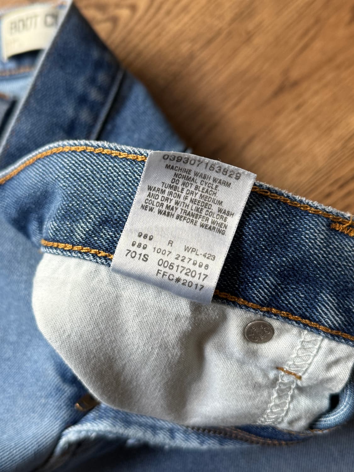 [32]00's 리바이스 517 빈티지 페이딩 스트레치 플레어진 F52 상품이미지6