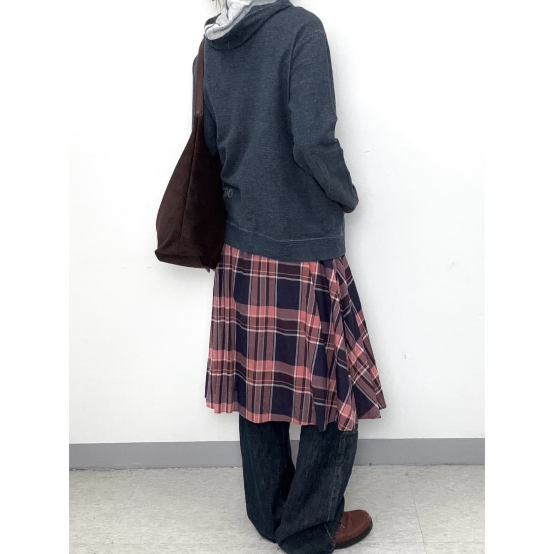 빈티지 네이비 후드집업 상품이미지4