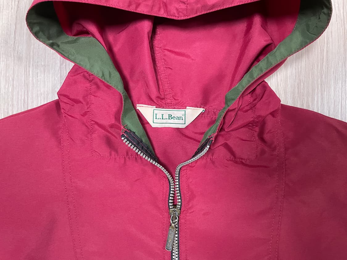 95) 80's 엘엘빈 존메이어 버건디 아노락(미국제) 상품이미지4