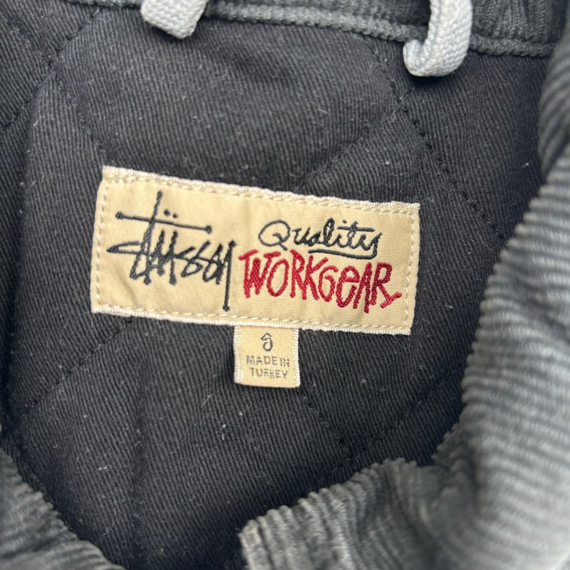 스투시 위시드 캔버스 샵 라이트 블루 자켓 S 상품이미지7