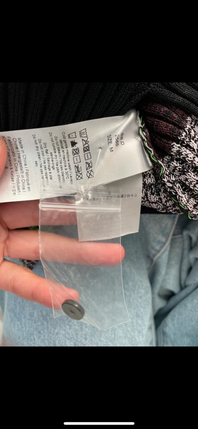 GANNI 스트라이프 니트 탑 M 상품이미지6