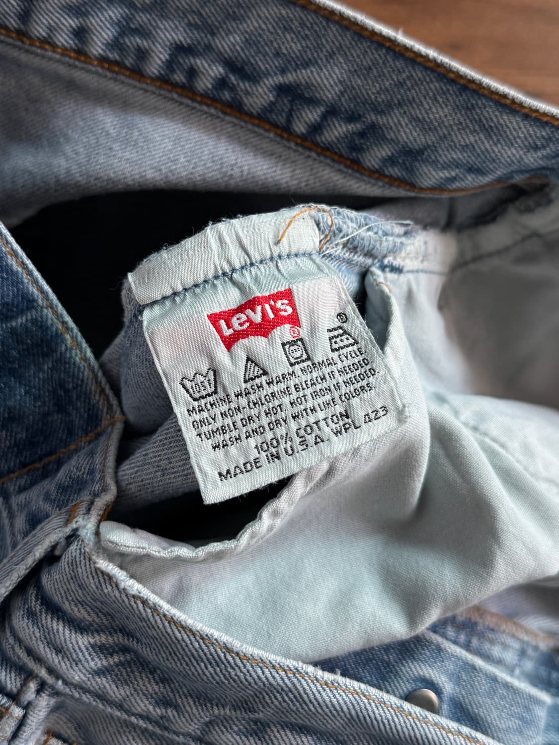 [36]90's 리바이스 Made in USA 501 데님 팬츠 상품이미지5