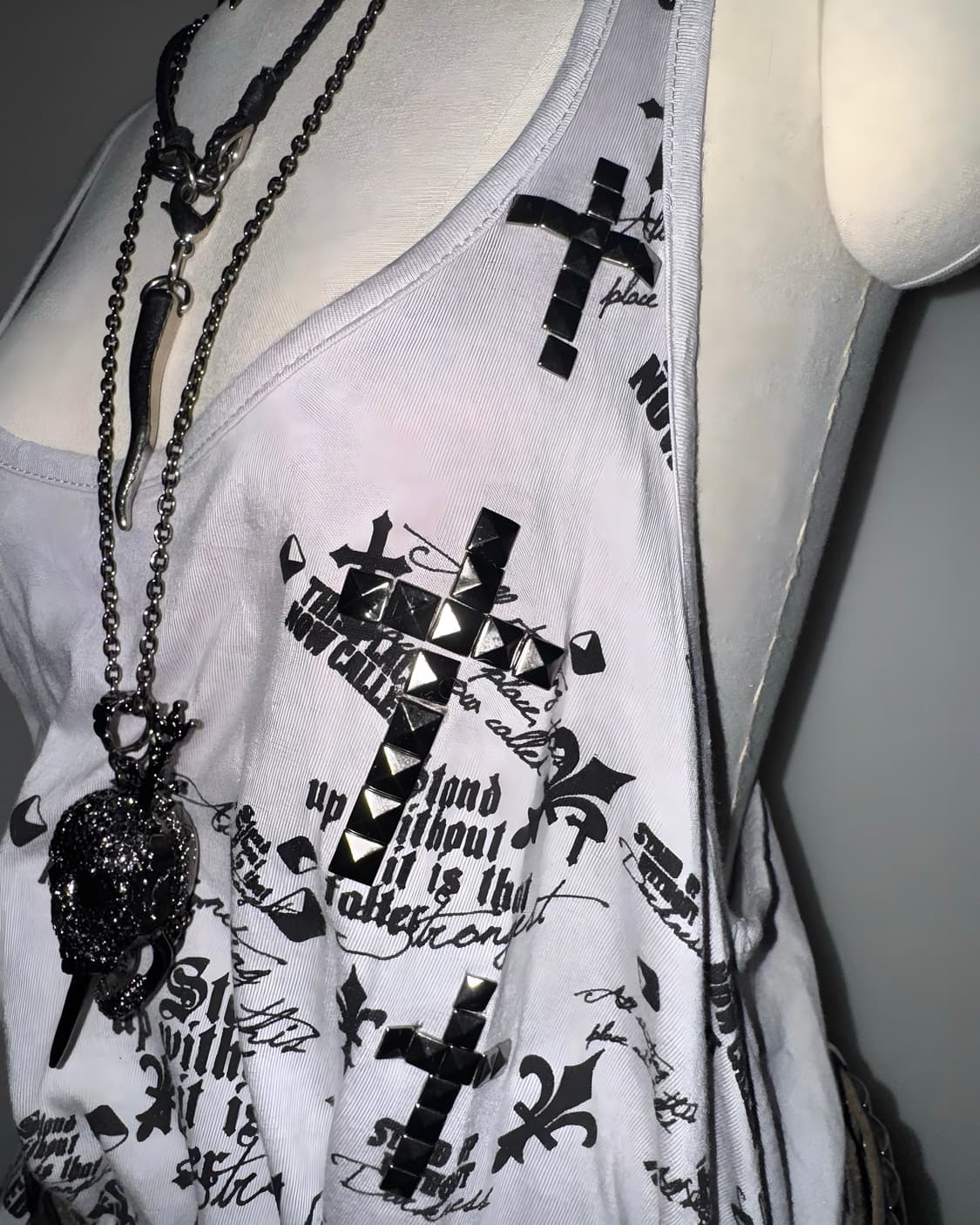 Ghost of harlem 고스트오브할렘 스터드 펑크 나시 상품이미지7