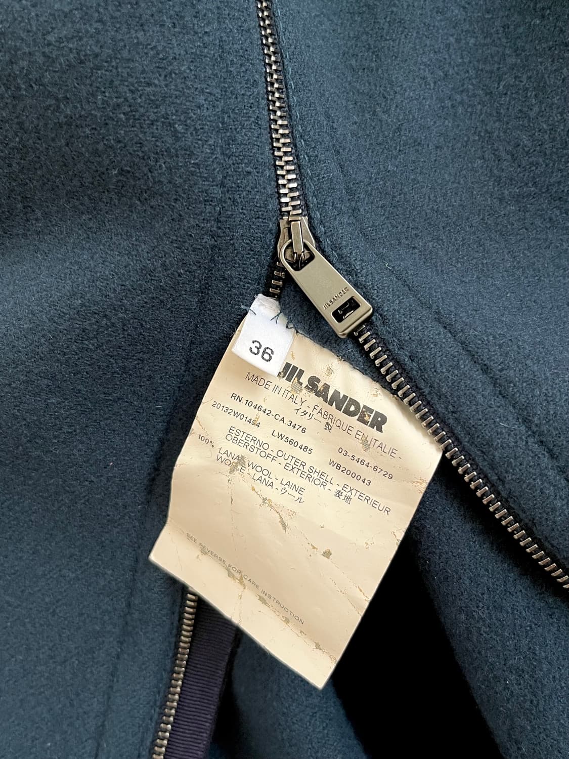 JIL SANDER 스톤블루 울 스웨터  상품이미지7