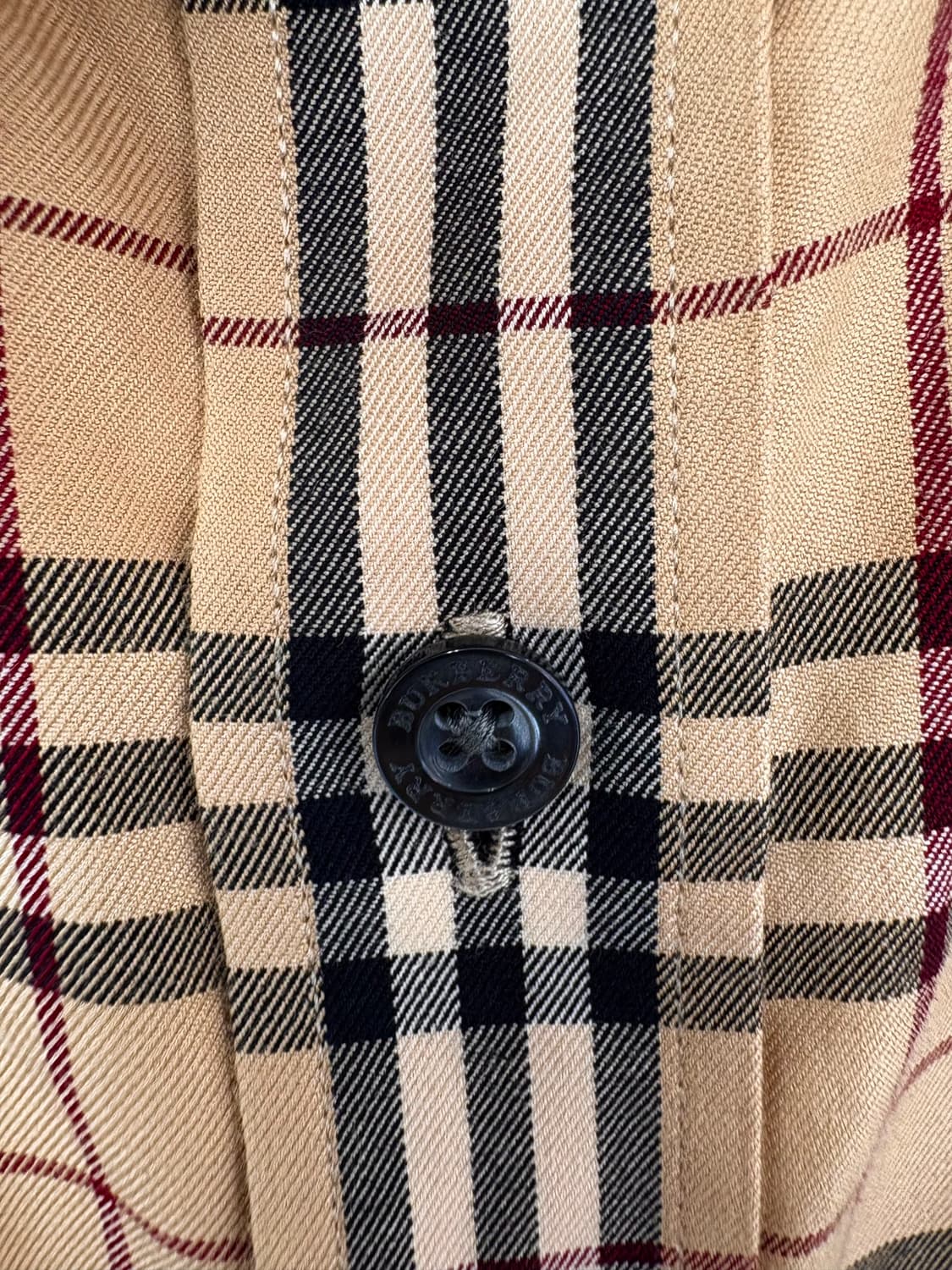  [M]BURBERRY버버리 브라운 노바체크 반팔 셔츠  상품이미지6