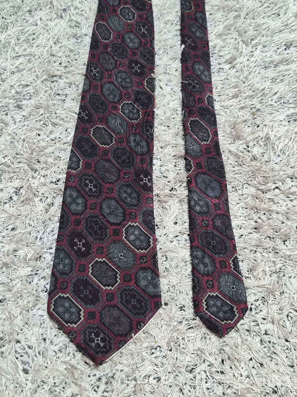 도미니크프랑스 빈티지 페이즐리 패턴 넥타이 Free - N41 상품이미지5