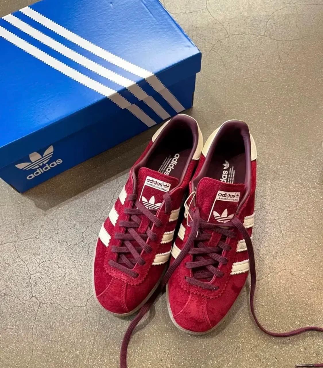 아디다스 버뮤다 컬리지 버건디 레드 상품이미지2