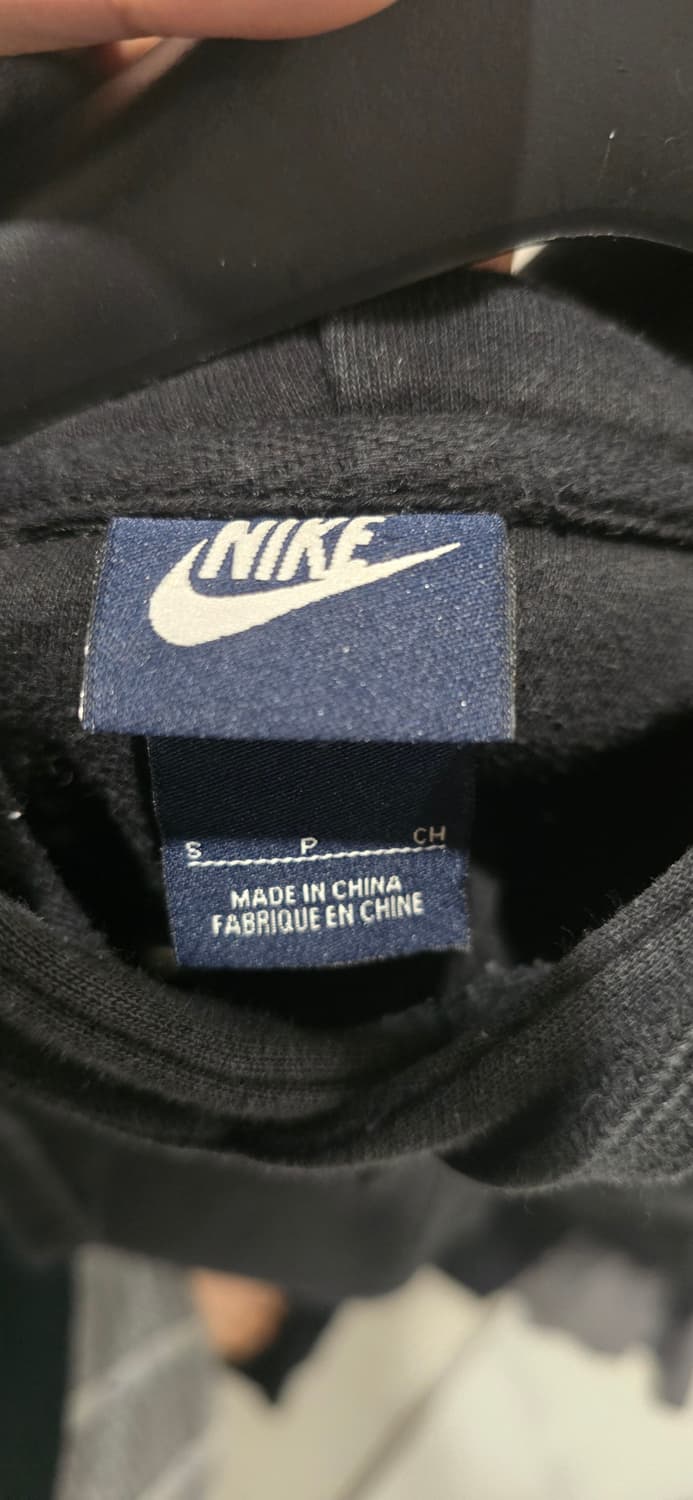 나이키 기본 블랙 후드티 S 상품이미지3