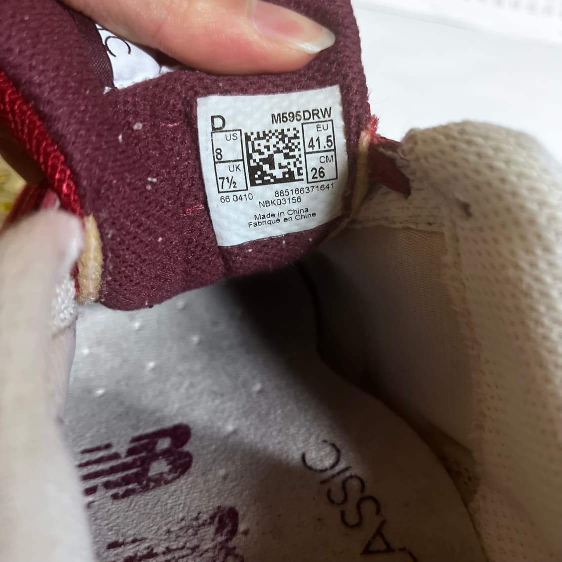 [260] 뉴발란스 595 레드 상품이미지5