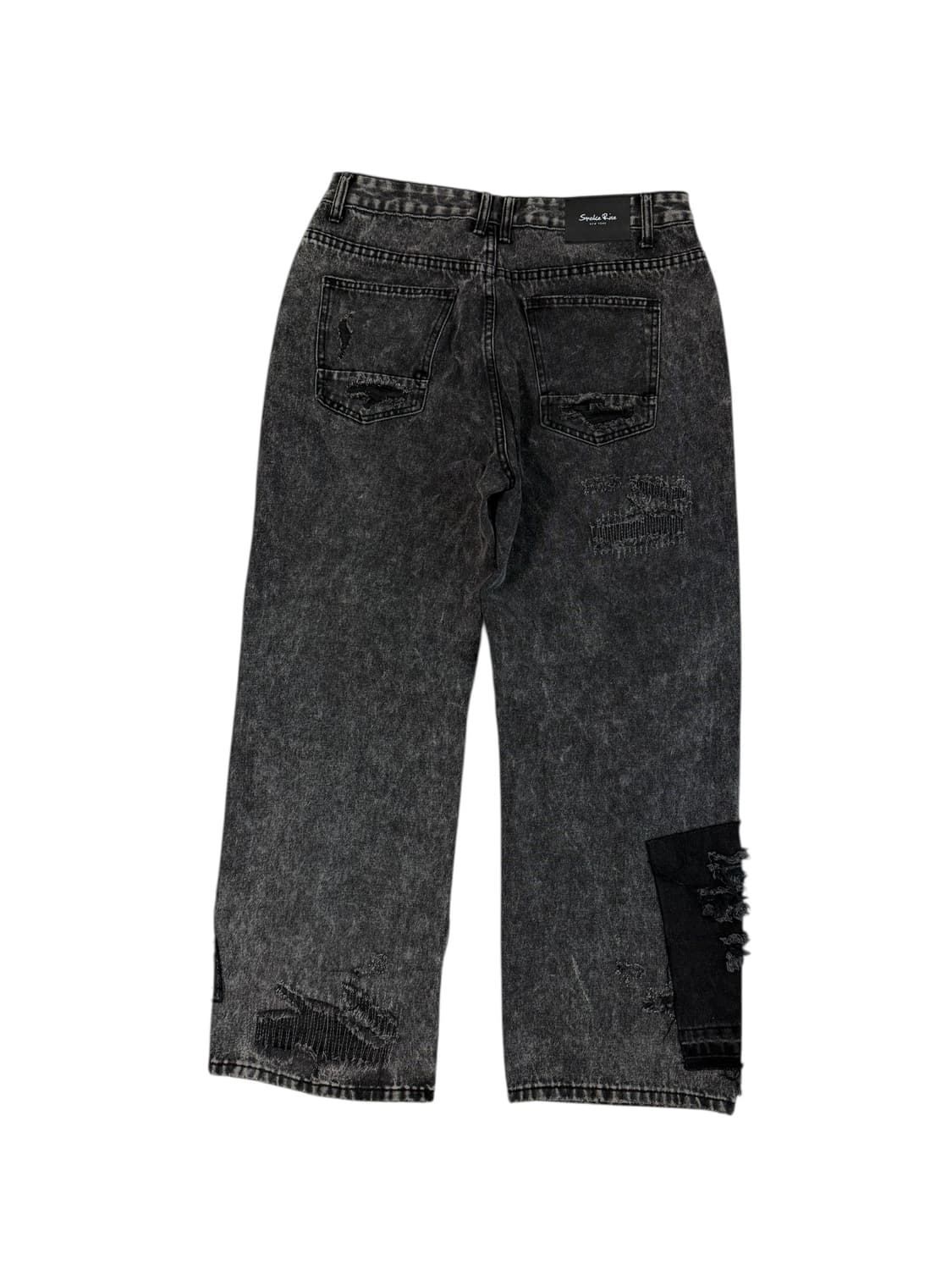 스모크 라이즈 데미지 데님팬츠 상품이미지7