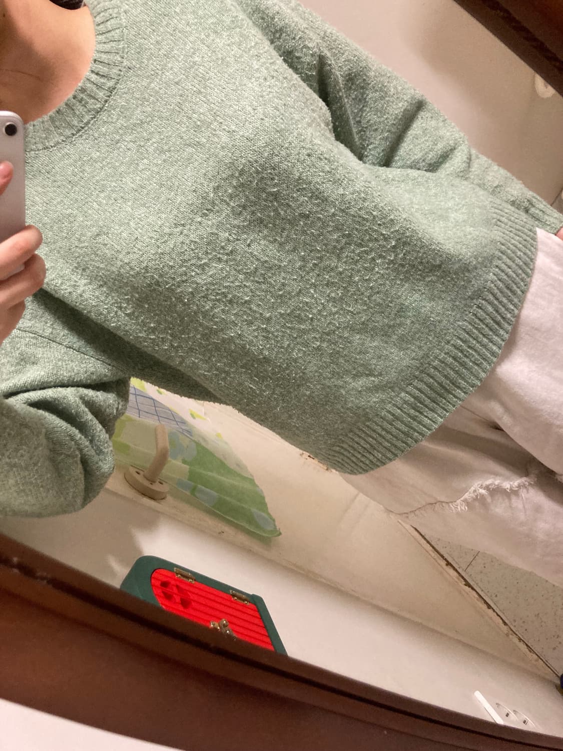 메론빵 말차 니트 상품이미지4