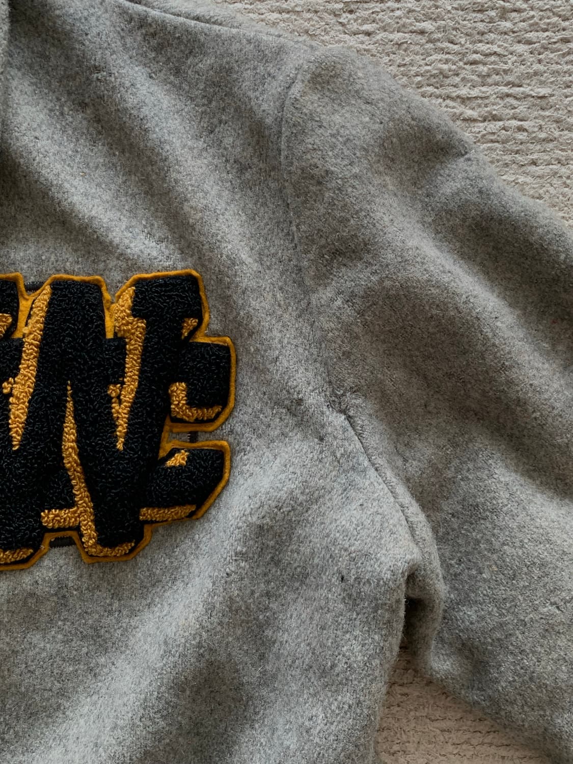 50s 스틱 스포팅 굿즈 울 스포츠 자켓 상품이미지5