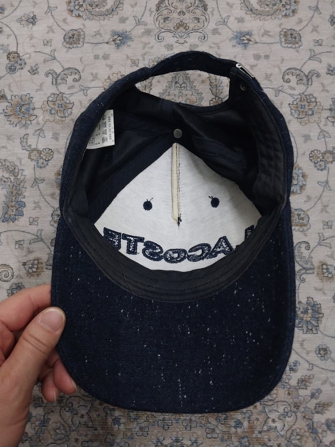 라코스테 네이비 울 볼캡 상품이미지6