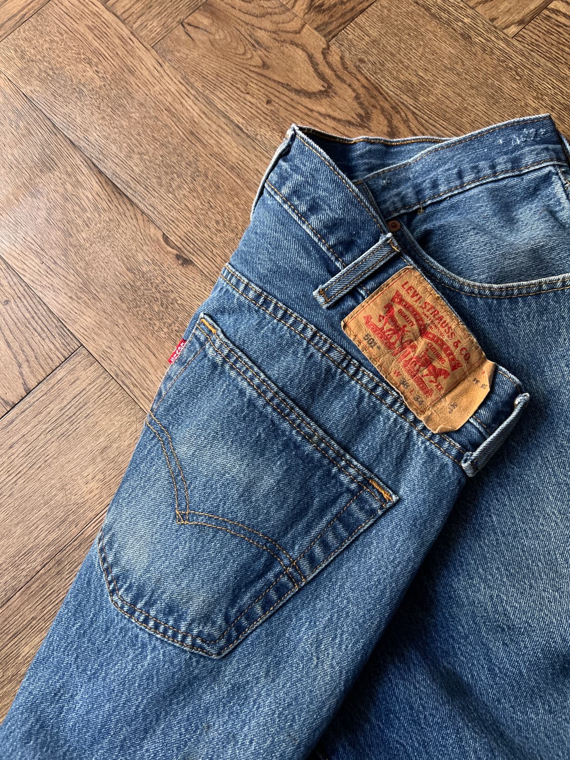 [38]리바이스 501 빈티지 워싱 데님 팬츠 상품이미지5