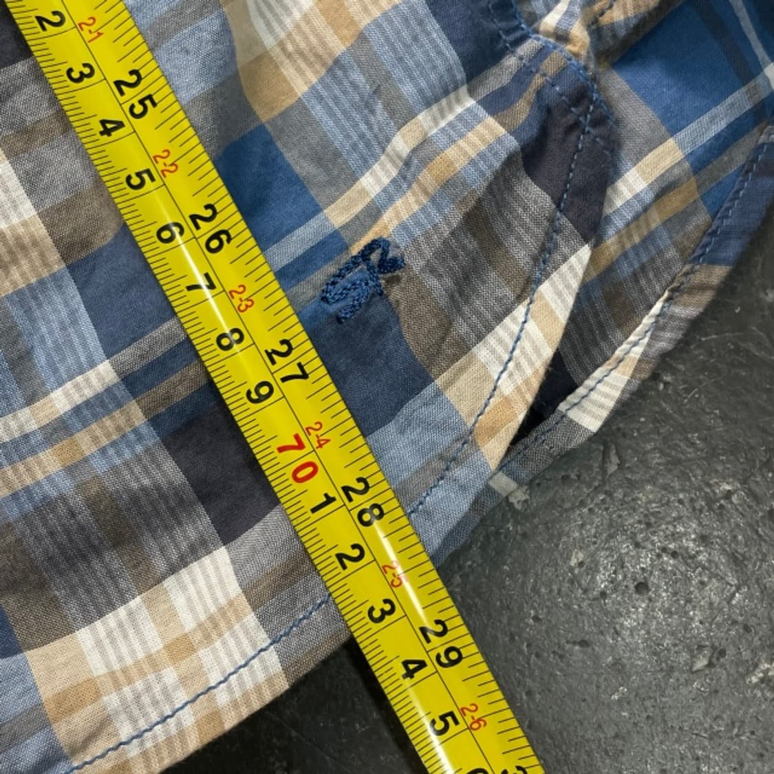 100 시리즈 체크 셔츠  상품이미지6