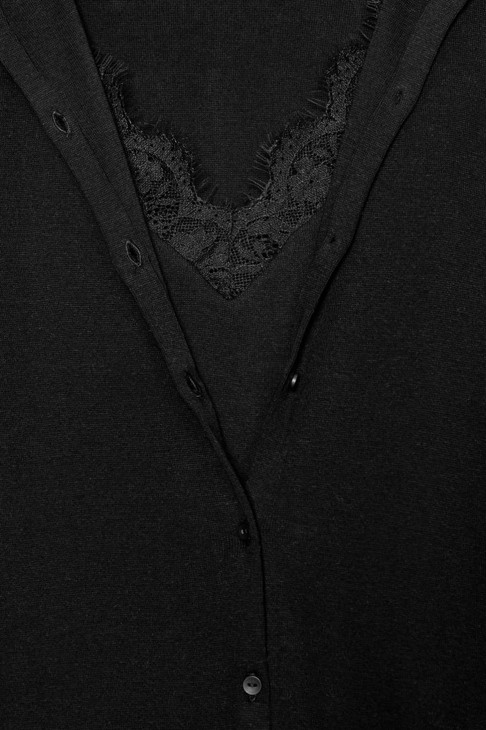 자라 레이스 콤비 탑 재킷 (블랙/S 사이즈) 환승연애 현지 착용 상품이미지7