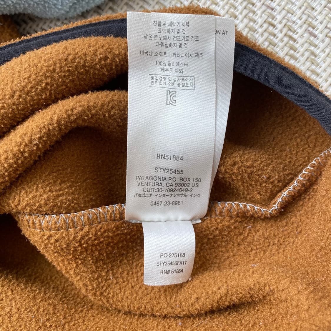 파타고니아 신칠라 풀오버 S 상품이미지9