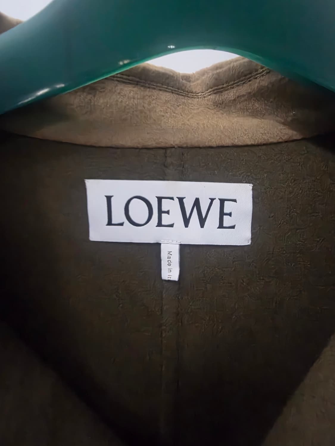 [400만원대]로에베 캐시미어 레더 아나그램 셔츠형 자켓 팔아요 상품이미지5