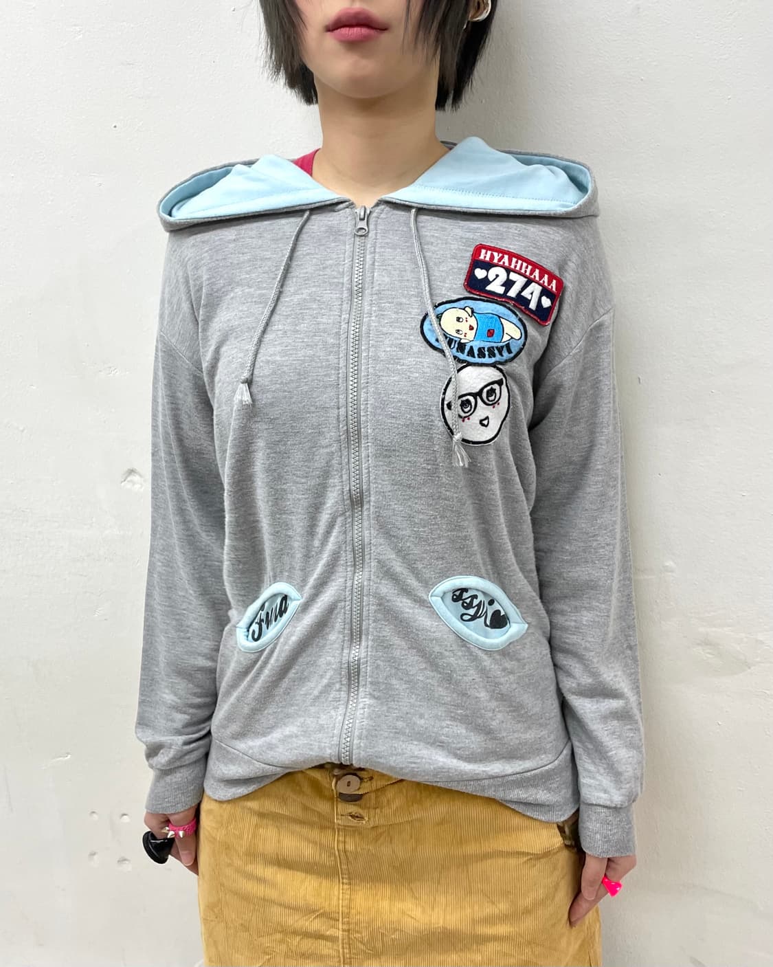 Sprout Wappen Grey Hood Zip-Up  상품이미지4