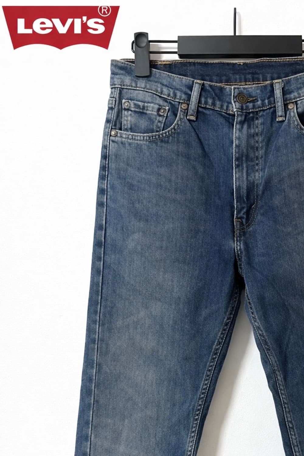 리바이스 513 슬림 스트레이트 데님 팬츠 W30 워싱 청바지 상품이미지1