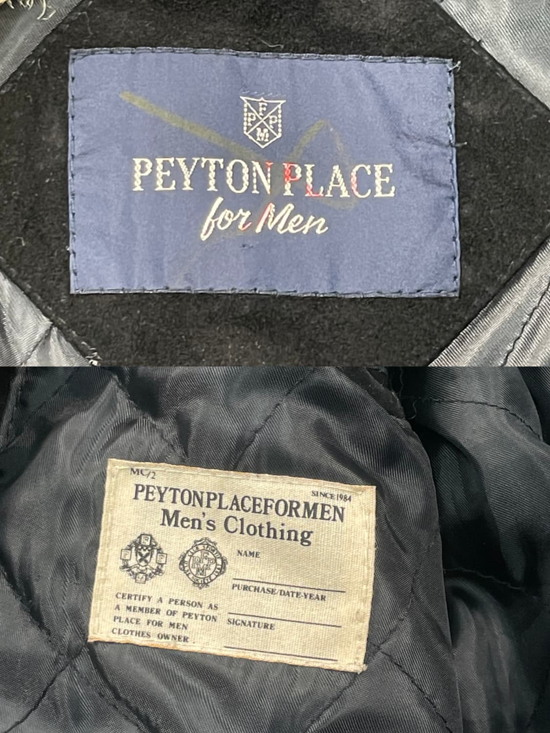 빈티지 스펠아웃 스웨이드 바시티 자켓 상품이미지8