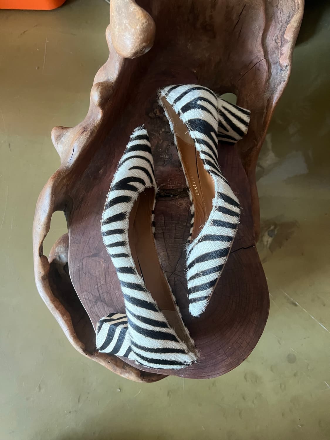 PIPPICHIC ピッピシック Calf-Hair Zebra Pumps 상품이미지5