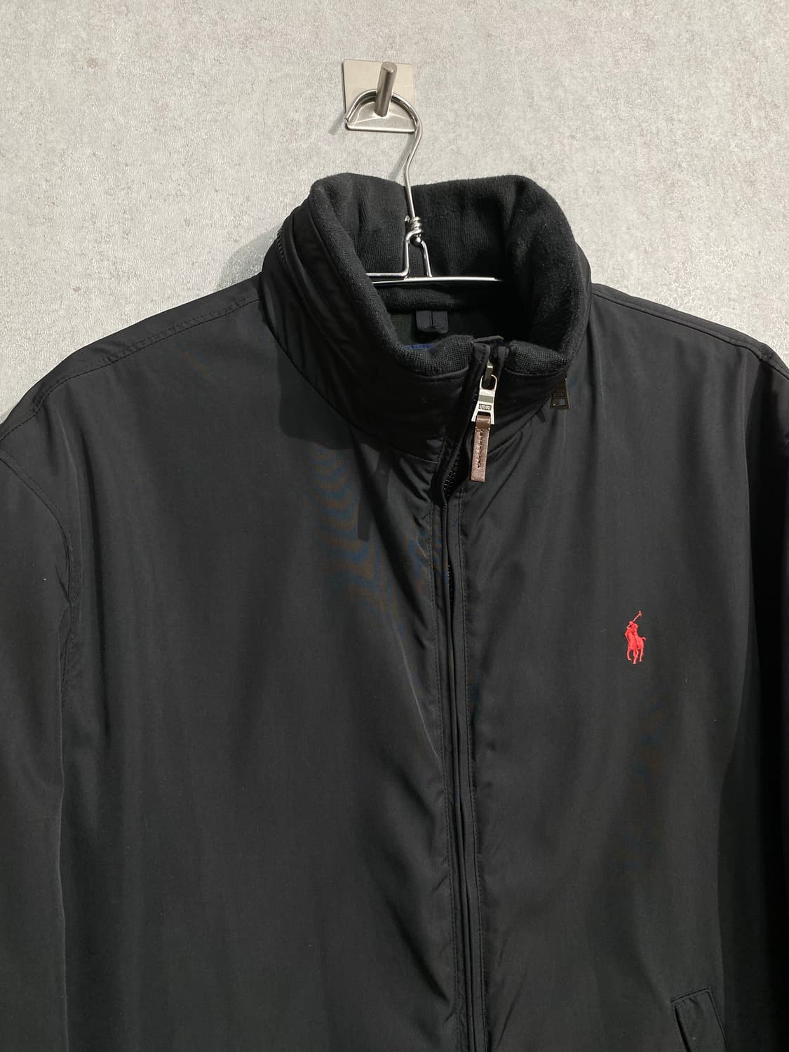 [L] 폴로랄프로렌 블랙 폴리쉘 블루종 자켓 상품이미지3