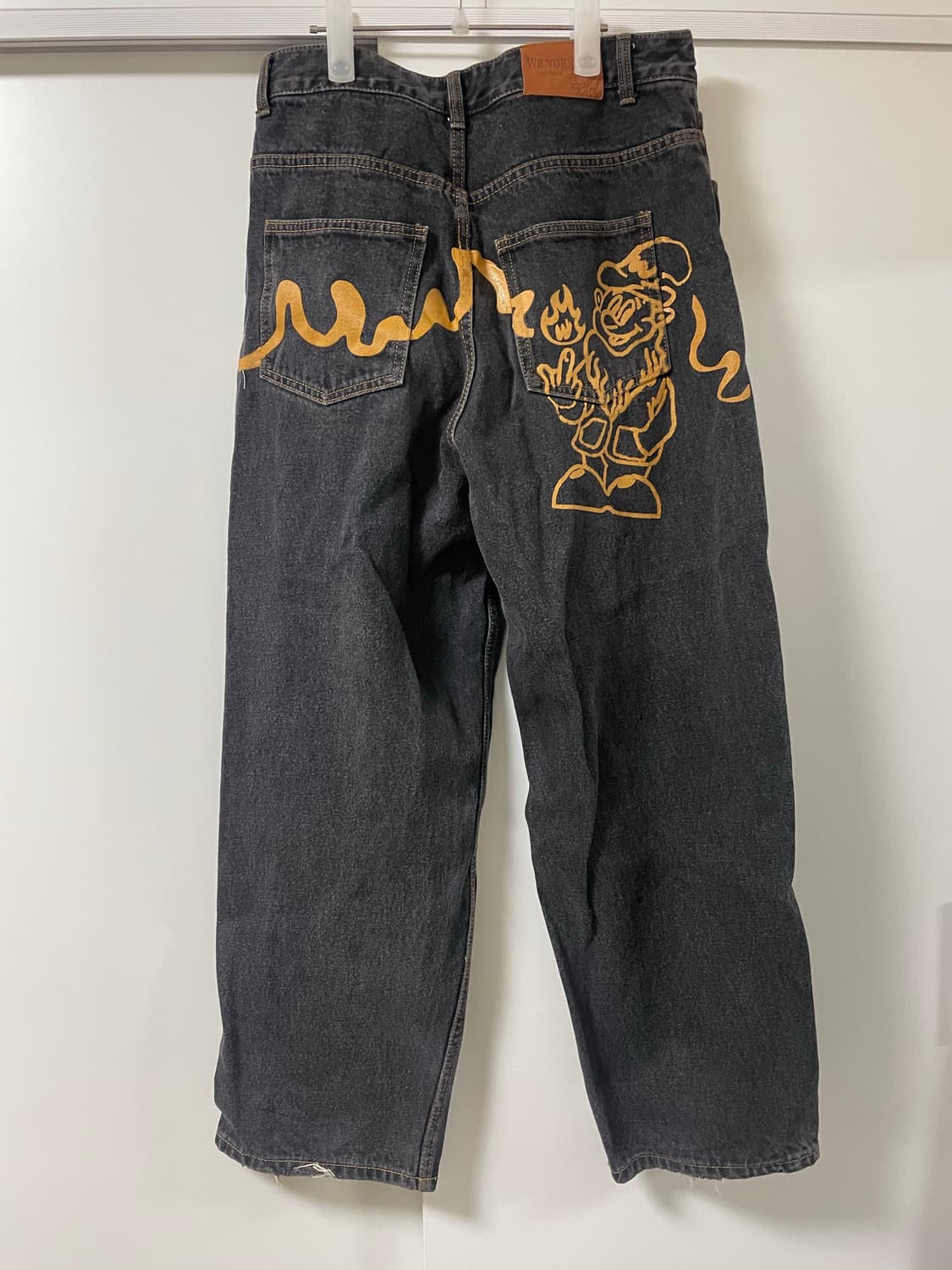 위캔더스 DWARF 데님팬츠 블랙 상품이미지3