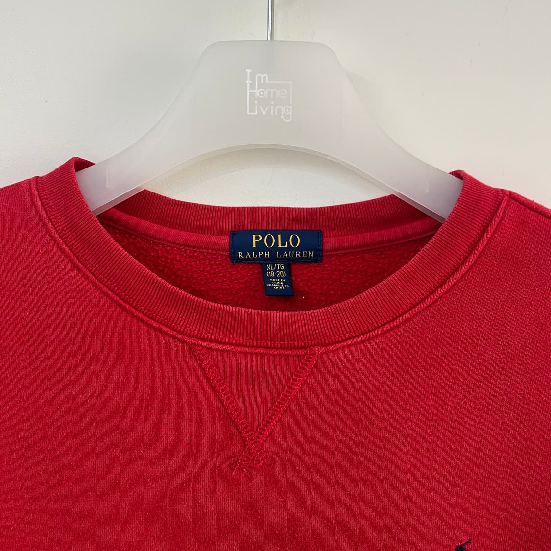 폴로 랄프로렌 신형 네이비 포니 레드 맨투맨 상품이미지5