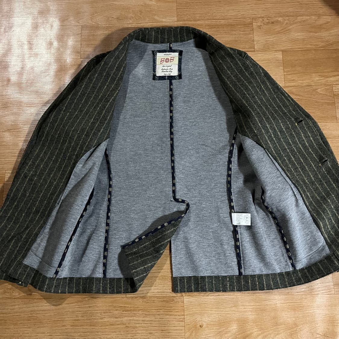 [100] 비오비 스트라이프 울자켓 상품이미지7