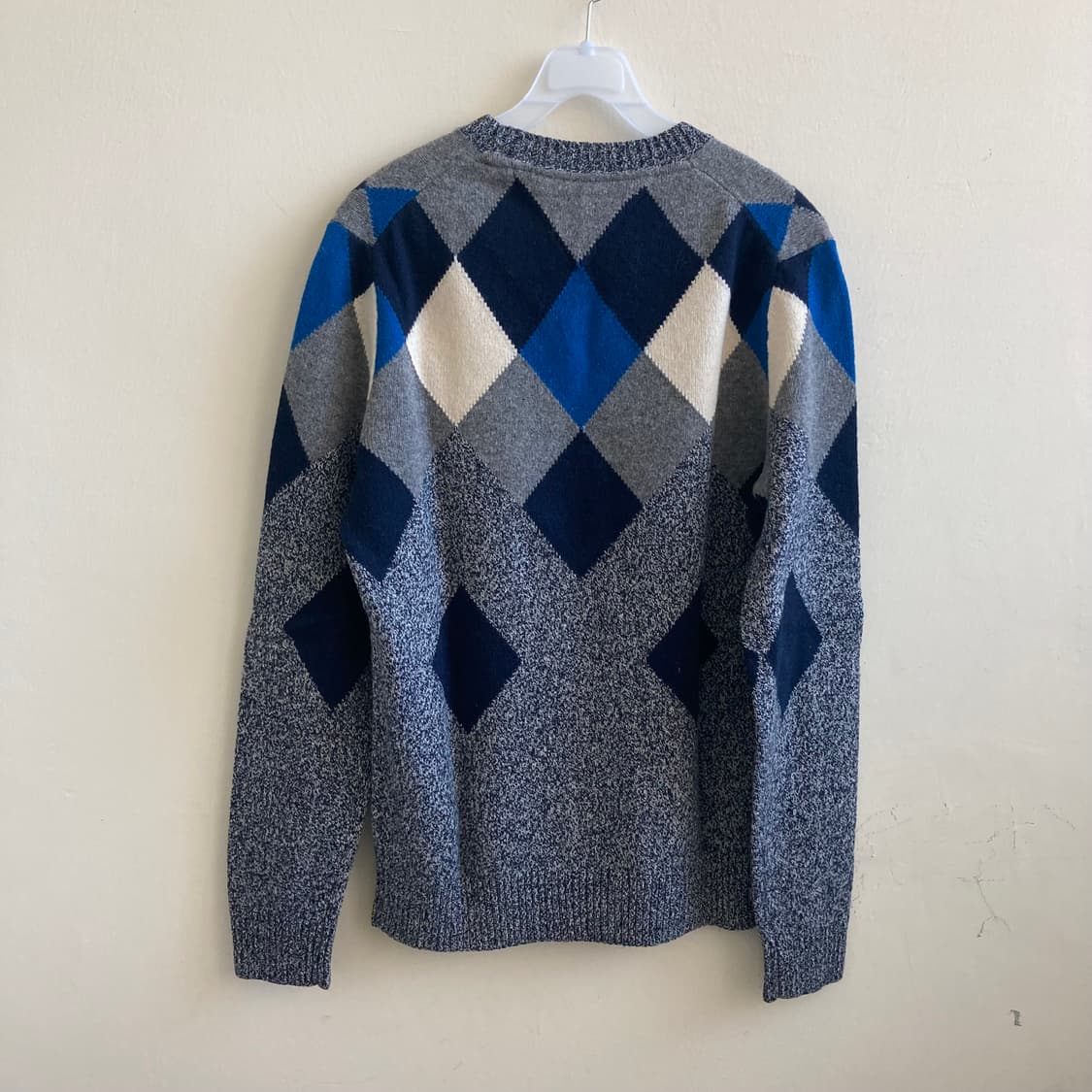 타미힐피거 아가일 우리 니트 스웨터  상품이미지3