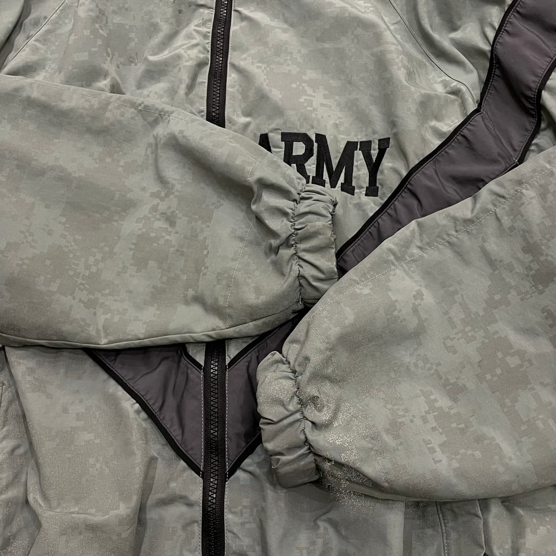 (L) 오리지널 US ARMY IPFU 미군 바람막이 자켓 카모 상품이미지8