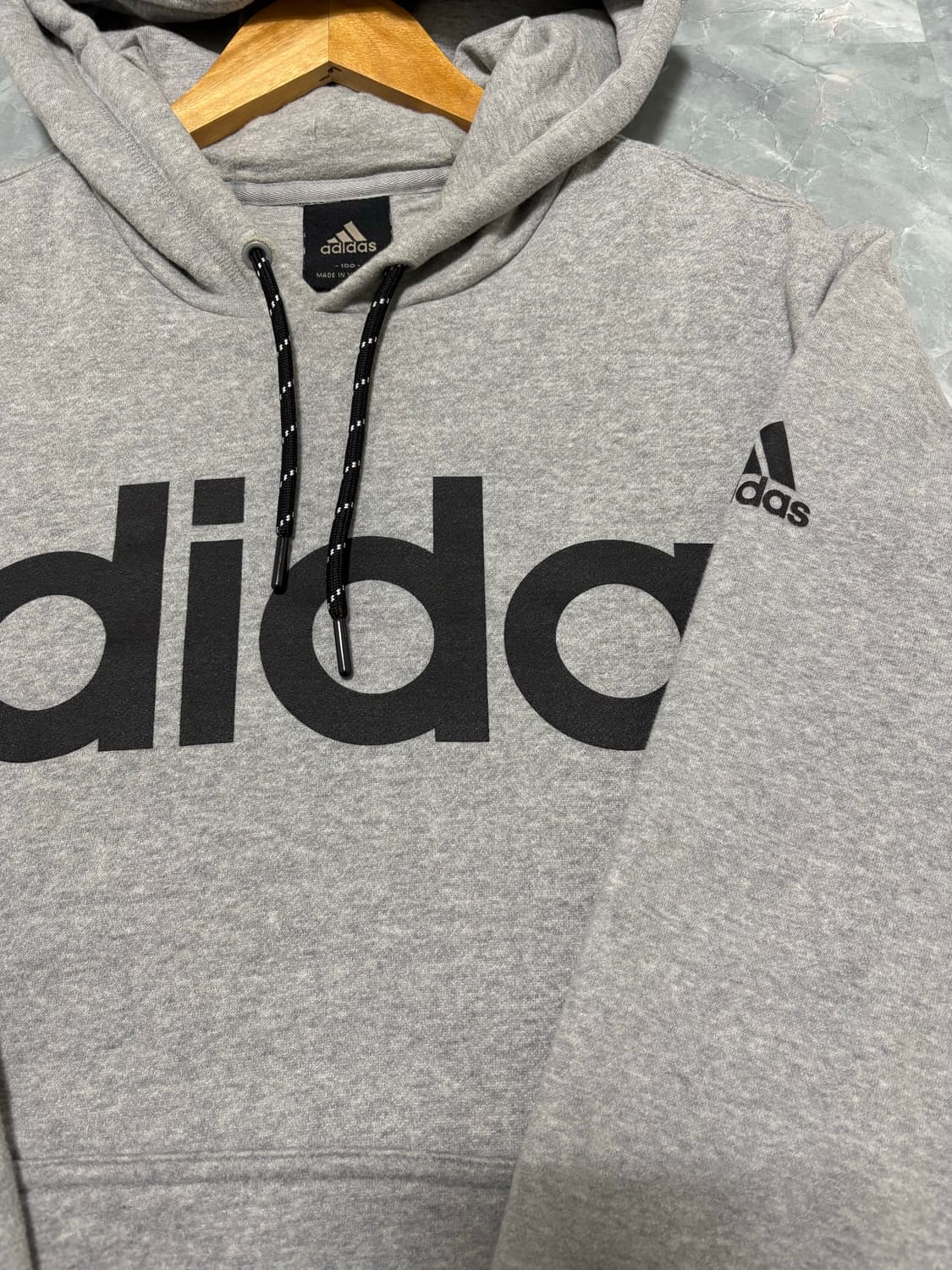 아디다스 빅로고 후드티 상품이미지2