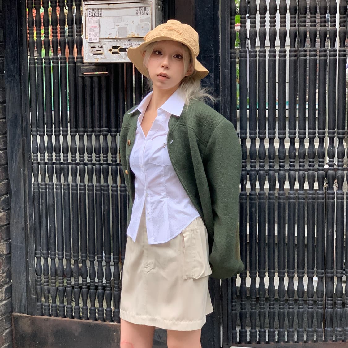 HUNDT MODELL 독일 빈티지 퓨어 울 가디건 상품이미지3