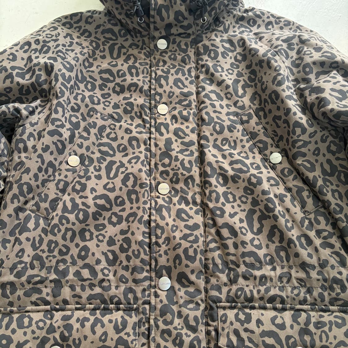 칼하트 트래퍼 레오파드 파카 XS 상품이미지4