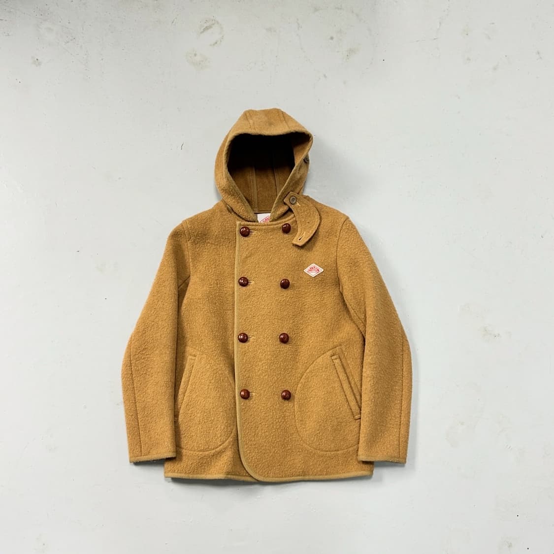 단톤 베이지 더블 후드 코트  상품이미지1