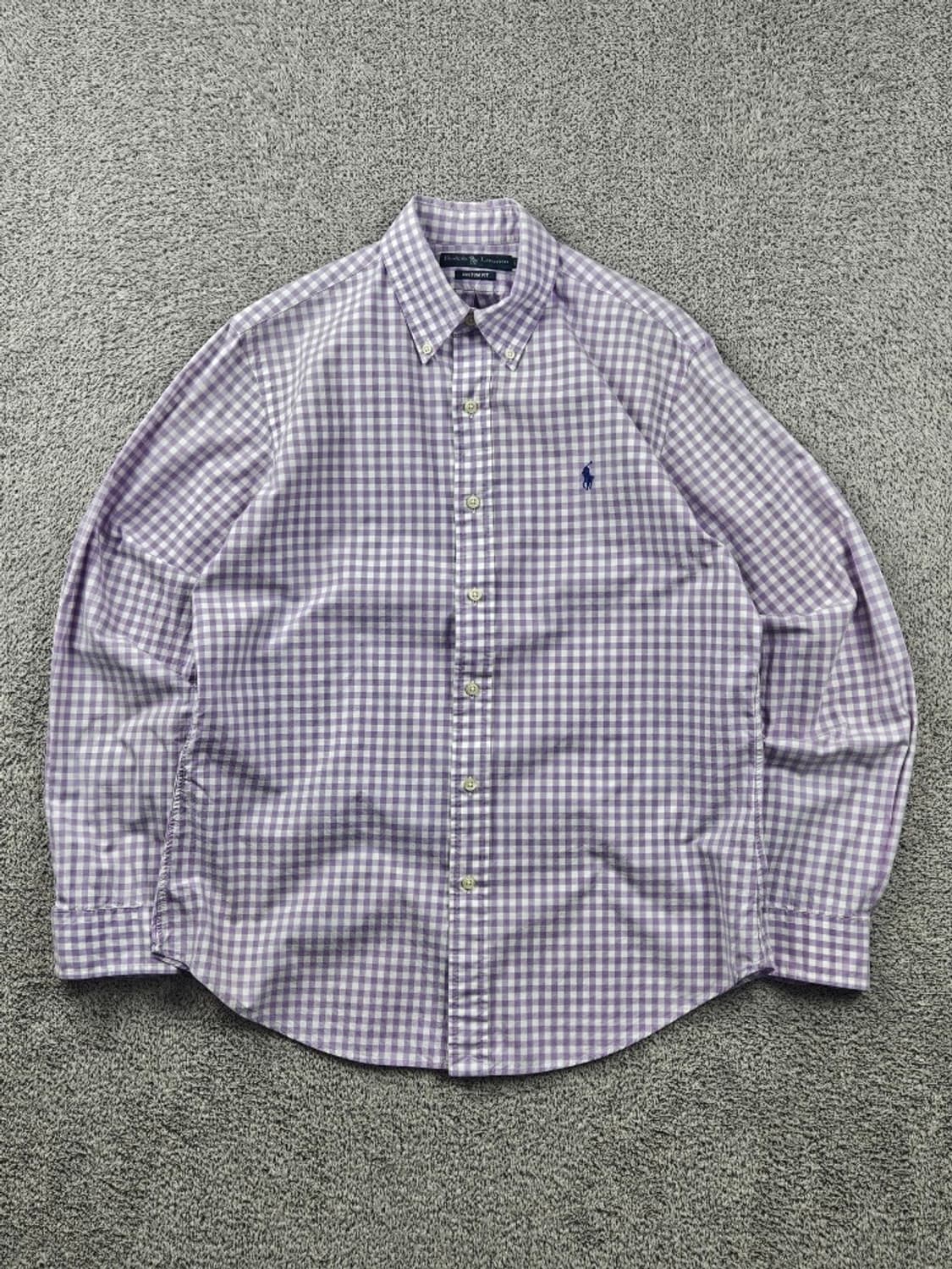 폴로랄프로렌 커스텀핏 깅엄 체크 패턴 셔츠 ( M ) / 11084 상품이미지1