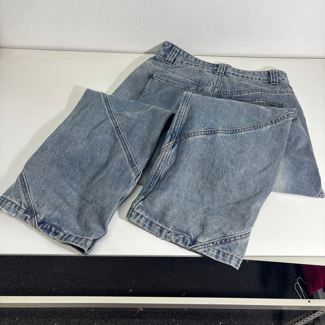 M VTG 연청 세미와이드 커브드데님 상품이미지5