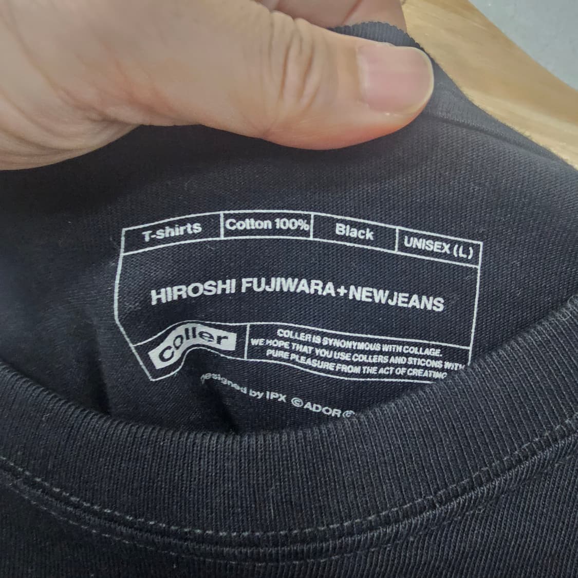 뉴진스 X 후지와라히로시 콜라보 롱슬리브 상품이미지3
