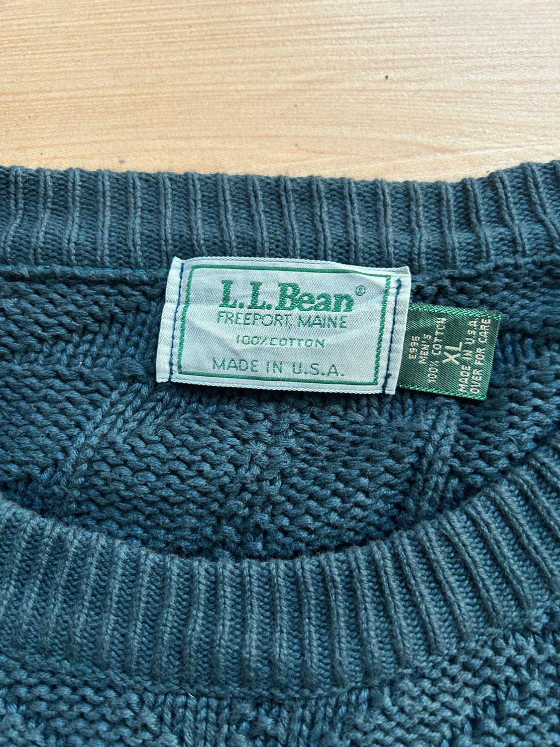 90‘s LL.Bean 엘엘빈 눈꽃니트 상품이미지3