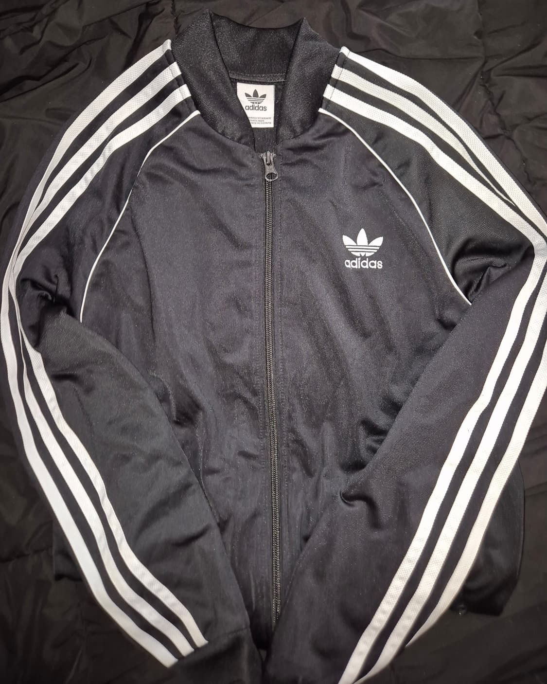 아디다스 검정 삼선 트랙탑 져지 상품이미지1