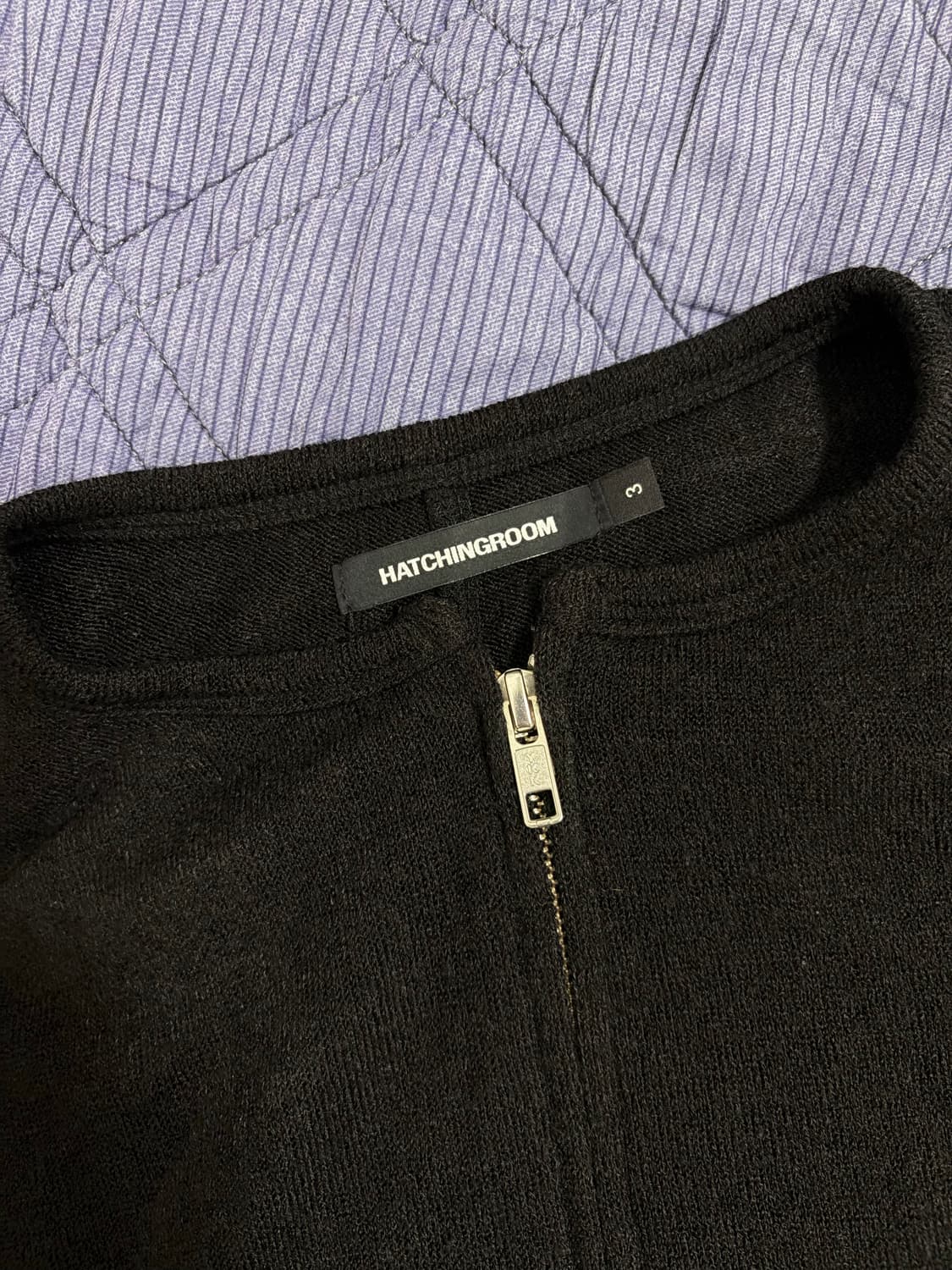 해칭룸 가디건 블랙(3) 상품이미지3