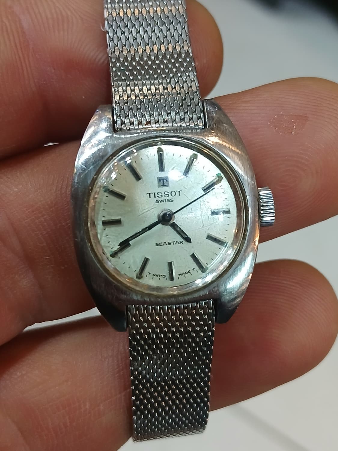 70s 빈티지 swiss 티쏘 씨스타 기계식 (수동)  여성시계 상품이미지2