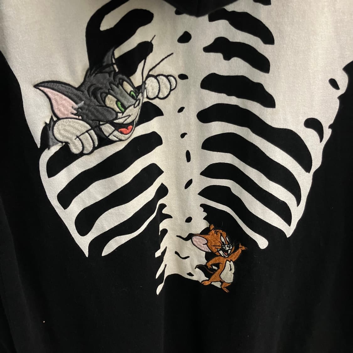 밴슨 레더 X 톰과 제리 본 후드집업 S 상품이미지7