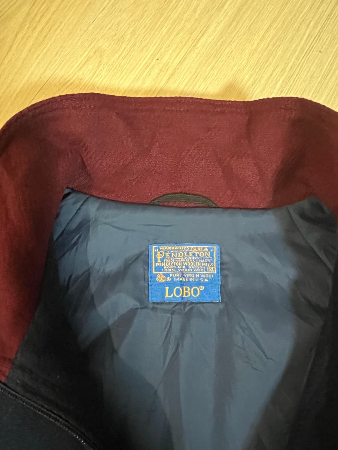 70-80년대 펜들턴 배색 울자켓(made in USA) 상품이미지4