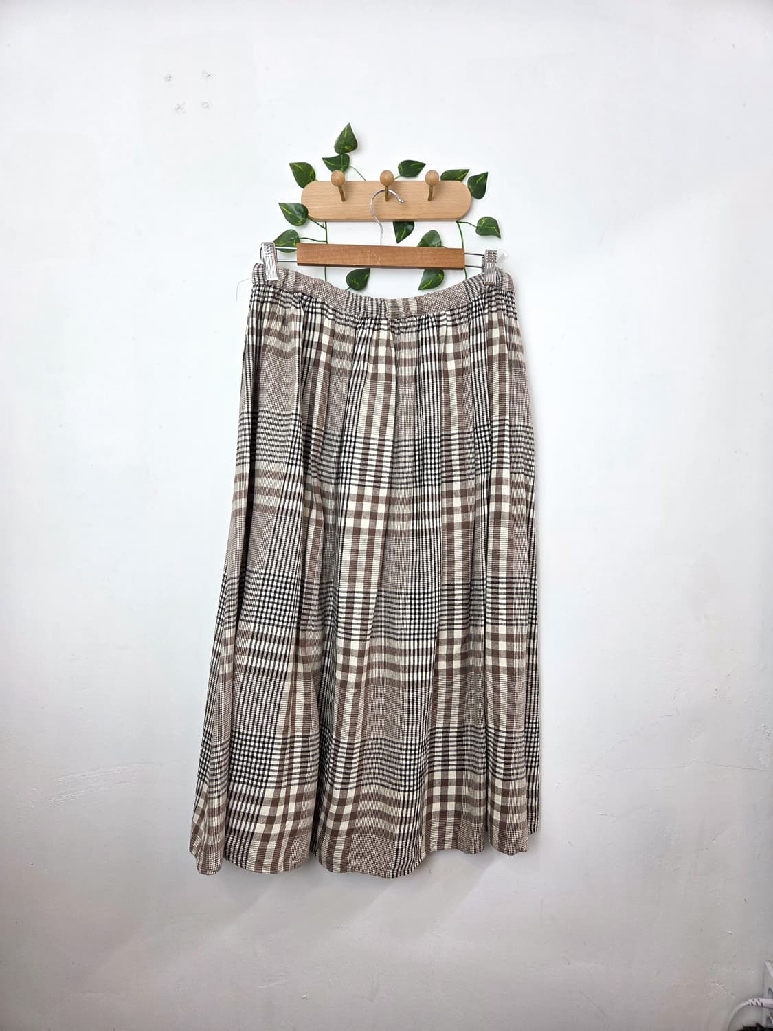 sm2 코지 체크 롱스커트 상품이미지4