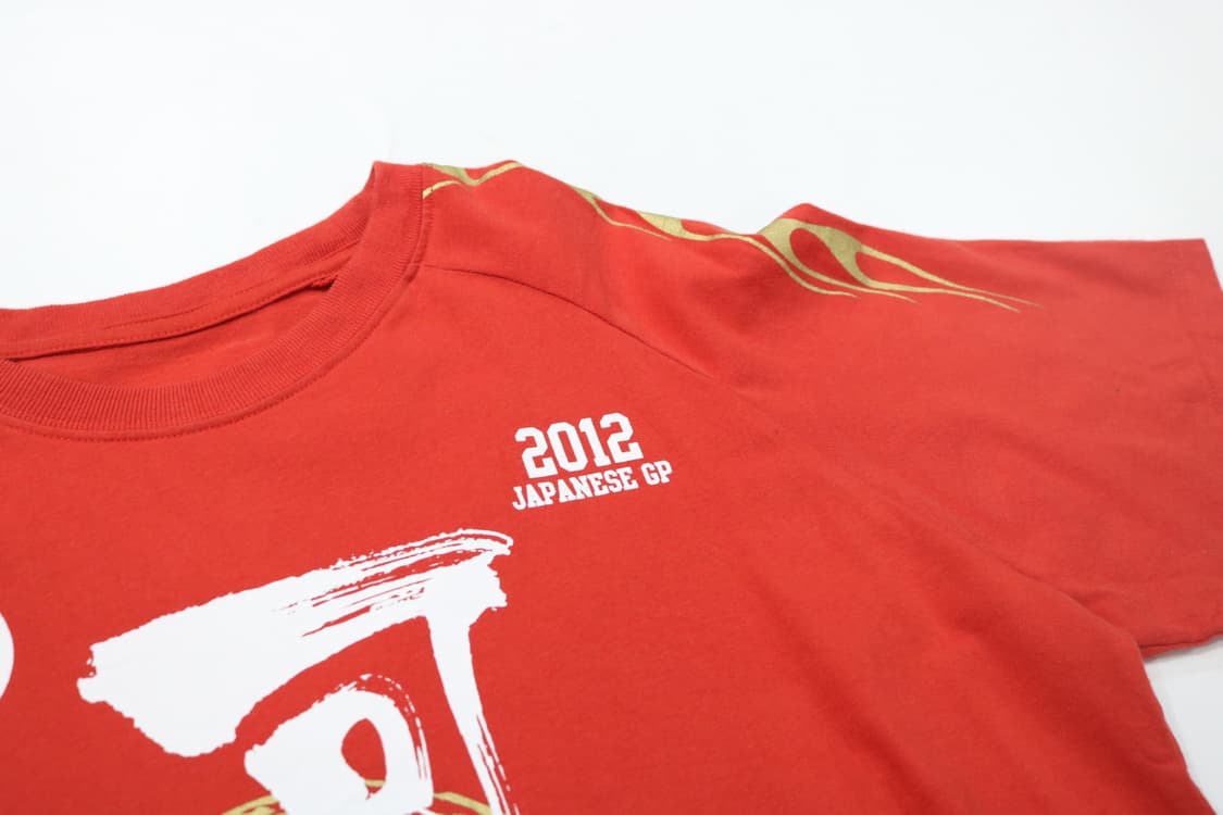 2012 F1 재팬 GP 고바야시 카무이 오피셜 그래픽 티셔츠 (L) 상품이미지5